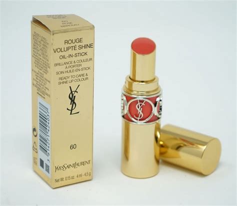 ysl 60 rose marceau|YSL Rose Marceau (60) Rouge Volupte Shine Oil.